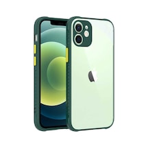 Zore İphone 12 Uyumlu Nvth Kaff Kılıf-koyu Yeşil