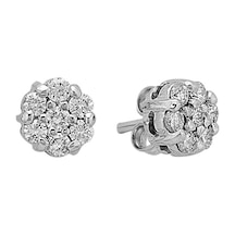 Sirius G Renk 1.25 Ct. Tektaş Görünümlü Pırlanta Küpe  0807E0001