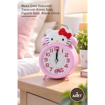 3 Adet Figürlü Çalar Saat Alk1503 Masa Üstü Dekoratif Tasarımlı Alarm Saat, Figürlü Saat, Alarm Clock Diğer