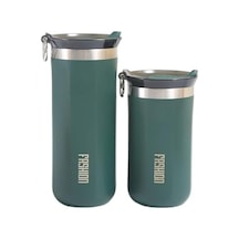 Çelik İçli Termos 500 Ml Yeşil Skm010 Çok Renkli