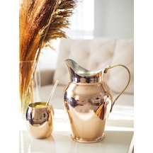 Bakır Sürahi Antalya Model Bakır Renk 3lt