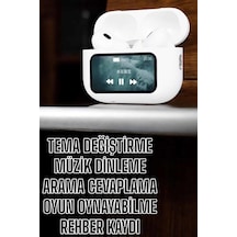 Kablosuz Yeni Nesil Bluetooth Bağlantılı Dokunmatik Ekranlı Kulak İçi Pro Renk