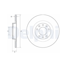 Opel Grandland X 1.2 2017-2021 Delphi Arka Disk 290mm Takım