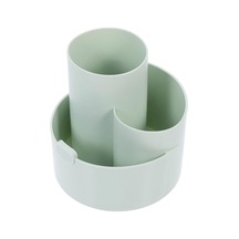 Ganzhoushop Masaüstü Kırtasiye Düzenleyici Döndürülebilir Kalem Kalemlik Ofis Masası Malzemeleri Yeşil 4.5 4.5 4.7in Anahtar Öğe Depolama 1 Adetyeşil