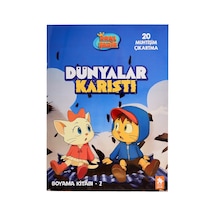 Kral Şakir - Dünyalar Karıştı Boyama 4 Çeşit - 5 Adet Tarı