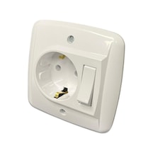 De-pa Banyo Dolabı Mobilya Anahtarlı Topraklı Prizi 81301 Diğer