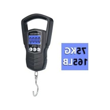 Fastbuy Lcd Ekranlı Taşınabilir Dijital Yay Ağırlığı 75 Kg 165 Lb Ev Bagaj Küçük Nesne Tartısı Hassas Kompakt Asma Toka Aaa P -