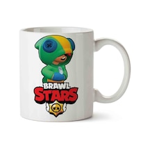 Brawl Stars Leon En Çok Satılan İki Tarafı Baskılı Kupa Bardak Çok Renkli