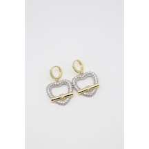 Vıp Küpe 14 K-17166 35mm Çok Renkli