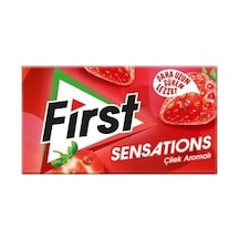 First Sensations Çilek Aromalı Şekersiz Sakız 27 Gr