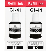 Melsan Canon Pixma G3821 Uyumlu Siyah  Uyumlu Mürekkep 2x135 Ml Toplam 270 Ml