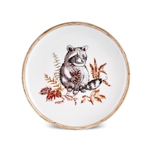 Karaca Cozy Rakun Pasta Tabağı 21 Cm Çok Renkli