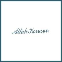 Bezos Allah Korusun Yazılı Oto Sticker Gri 14x3cm Ob Standart