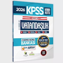2026 FULLKPSS Lisans-Önlisans-Ortaöğretim Vatandaşlık Kara Kutu ÖSYM Çıkmış Soru Banka Son 15 Yıl