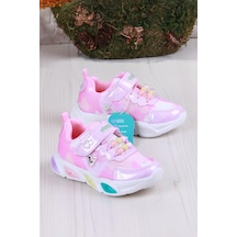 Vicco 346.p25y.177 Pembe Gelato Hafif Rahat Işıklı Kız Çocuk Ayakkabı Pembe
