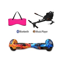 Citymate Elektrikli Kaykay Hoverboard Akıllı Denge 6.5 Inch + Hoverkart + Çanta Extrem70 Paket D10