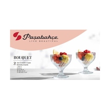 Paşabahçe Bouquet Dondurmalık 240 Cc 2'li 3 Adet Çok Renkli