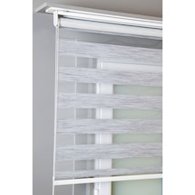 Gri Bambu Zebra Stor Kaliteli Güneşlik Perdeler