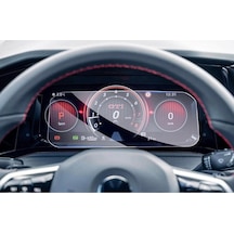 Vw Golf 8 Dijital Gösterge Ekran Koruyucu - Kırılmaz Şeffaf Nano Teknoloji Vw Golf 8 Dijital Gösterge Ekran Koruyucu - Kırılmaz Şeffaf Nano Teknoloji