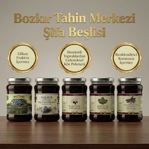Bozkır Tahin Merkezi Üzüm + Karadut + Keçiboynuzu + Andız + Kozalak Pekmezi 5 x 800 G