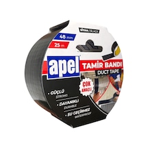 Tamir Bandı Duct Tape Askılı Karton 48 Mm X 25 M Siyah