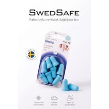 Swedsafe Sleep Kulak Tıkacı, 4 Çift, En Rahat Uyku İçin Özel Tasarım, Gürültü Azaltma,ultra Yumuşak Köpük Ve Yüksek Konfor