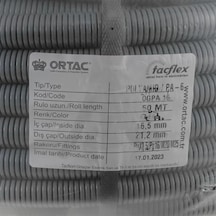 Ortaç Pg-16 Gri Polyamıd Spiral Ogpa-16 1 Paket 50 Metre