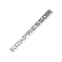 Kompressor Krom Bagaj Yazısı Arması Logosu 3m 3d Abs Mercedes X Class