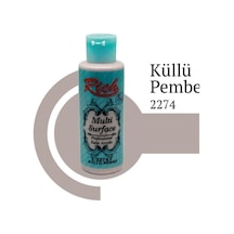 Rich Multi Surface 2274 Küllü Pembe Akrilik Boya 120 Cc - Elwm-285754 Renkli