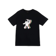 Stoned&Fame Unisex Siyah Astronot Baskılı T-shirt SIYAH Stoned&Fame Unisex Siyah Astronot Baskılı T-shirt SIYAH