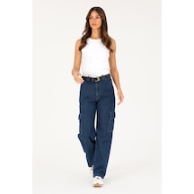 U.s. Polo Assn. Kadın Mavi Pantolon Jean 50282829-dn0022 Mıd Blue
