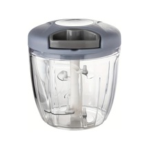 Awesomestore 900ml Mavi Mutfak Sebze Doğrayıcı, Çok Amaçlı Sarımsak Ezici, El Tipi Kıyma Makinesi Mavi