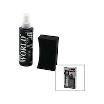 Shıne World Car Lastik - Tampon Parlatıcı Sprey Seti Plastik Şişe 250ml %10 Parlatma Süngeri