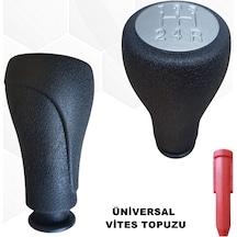 Vites Topuzu Kaliteli 5 Ileri Mandalsız Siyah-Gri Renk Point (551878804)