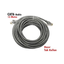 Fully 15Metre Cat6 Kablo Hazır Fişli -