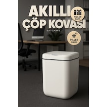 20 Lt Akıllı Çöp Kovası Ofis Mutfak Banyo İçin İdeal Hareket Sensörlü, Hijyenik, Estetik Çok Renkli