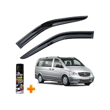 Mercedes Vito Mügen Cam Rüzgarlığı 2004-2014 Arası 2 Li Takım +500ml Lastik Parlatıcı