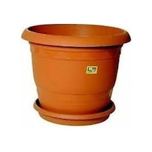 2 Adet 7.5lt Kaliteli Plastik Saksı Çiçek Saksısı Bahçe Balkon Saksılar