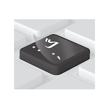 Farsça Klavye Etiketi Sticker Şeffaf Arka Beyaz Persian Keyboard Sticker Transparent Back White