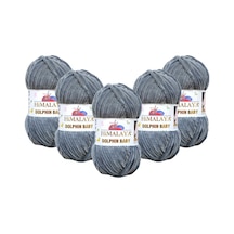 Himalaya Dolphin Baby Kadife Ip 5'li Paket 80320 Duman Grisi 100 Gr 120 Mt 769670943529