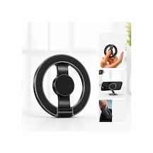 Magsafe İle Uyumlu Telefon Tutucu Ring Stand 360 Döner Gerginlik Çarkı Manyetik Telefon Halkası Katlanabilir Stand Genel