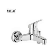 Kustar Krom Aç Kapa Mix Banyo Duş Bataryası Krom