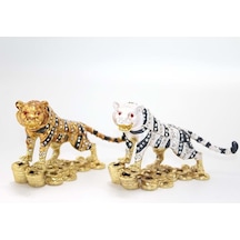 Taşlı Tekli Leopar Biblo