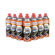 Senbang Kamp Ocak Gazı Valfli Kartuş 227gr - 10 Adet Açık Kahverengi