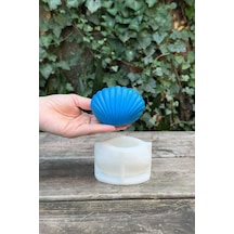 Concept Büyük Deniz Kabuğu 3d Mum Kalıbı Silikon .