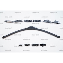 Maher Silecek Süpürgesi Tek Tip Üniversal 11 Aparatlı 24 Muz 600mm 29975