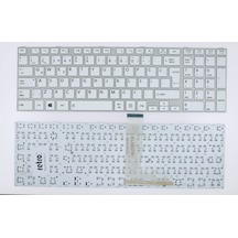 Toshiba Uyumlu Satellite L55-A5299, L55-A5184, L70-A-13E Klavye Beyaz 127140097518