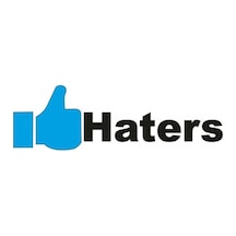 Haters Sticker 14 X 6 Cm