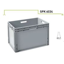 Sembol Plastik Spk 6034 Plastik Kapalı Sanayi Tipi Kasa Gri