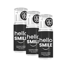 Hello Smile Aktif Karbonlu Anında Beyazlatıcı Diş Jeli 3 Paketi